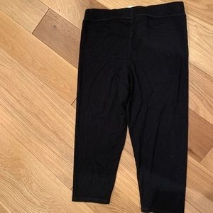 Boden Cropped Black Leggings